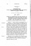 Making an Appropriation for the Support and Maintenance of the State Home and Training School for Mental Defectives, at Grand Junction, Colorado, for the Period Beginning Dec. 1, 1920 and Ending Nov. 30, 1922.