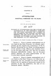 To Make an Appropriation for the Support and Maintenance of the Industrial Workshop for the Blind, Including the Payment of the Salaries of the Officers and Employes Thereof, for the Years 1920 and 1921, the Purchase of Fixtures and the Repairs to the Property of the Institution.