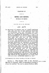 In Relation to Mining and to Amend Sections 4282, 4284 and 4289 of the Revised Statutes of Colorado, 1908; and Sections 4261, 4262 and 4273 of the Revised Statutes of Colorado, as Amended by Sections 1, 2 and 4 of an Act Entitled 