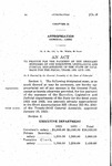 To Provide for the Payment of the Ordinary Expenses of the Executive, Legislative and Judicial Departments of the State of Colorado for the Fiscal Years 1921 and 1922.