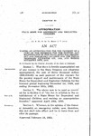 Making an Appropriation for the Payment of a Part of the Expenses for the Support and Maintenance of the State Home for Dependent and Neglected Children for the Period Beginning December 1st, 1920, and Ending November 30th, 1922.