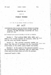 Concerning the Board of Public Works in Cities and to Repeal Sections 5293 to 5296, Both Inclusive, of the Revised Statutes of Colorado of 1908.