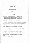 Concerning Clairvoyants and to Prohibit the Practice of Clairvoyants and All Kindred Science Within the State of Colorado, and to Provide Penalties for the Violation of This Act.