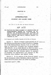 To Provide for the Payment of Certificates of Indebtedness Issued in Payment of Expenses for Maintenance and Support of the Colorado State Soldiers' and Sailors' Home During the Fiscal Period Ending November 30, 1920.