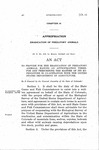 To Provide for the Eradication of Predatory Animals, Making an Appropriation Therefor and Prescribing the Manner of its Expenditure in Co-operation with the United States Department of Agriculture.