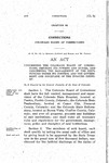 Concerning the Colorado Board of Corrections, Defining Its Power and Duties, and Concerning the Management of the Institutions Under Its Control and the Government and Discipline of the Inmates Thereof.