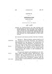 Making an Appropriation for the Support and Maintenance of the Colorado State Penitentiary Excepting the Salaries and Wages of the Officers and Employees Thereof for the Biennial Period, 1922-1924, and for Certain Special Repairs and Improvements at Said Institution.