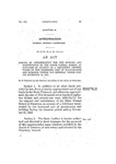 Making an Appropriation for the Support and Maintenance of the State Normal School at Gunnison on Account of a Deficiency Necessitated by the Increased Cost of Maintenance and Building During the Biennial Fiscal Period Ending November 30, 1922.