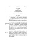 To Provide for the Payment of the Outstanding Indebtedness of the Executive Department of the State of Colorado, in the Law Enforcement Department, for the Year 1922.