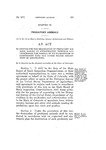 To Provide for the Eradication of Predatory Animals, Making an Appropriation Therefor and Prescribing the Manner of Its Expenditure in Cooperation with the United States Department of Agriculture.