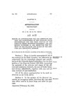 Making an Appropriation for the Immediate Support and Maintenance of the Colorado State Penitentiary for the First Portion of the Biennial Fiscal Period Beginning December 1, 1922, and Ending November 30, 1924, Excepting the Payment of Salaries and Wages of the Officers and Employees Thereof.