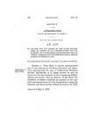 To Provide for the Relief of the State Department of Safety by an Appropriation for the Payment of Outstanding Indebtedness and Interest Thereon for the Biennial Fiscal Period Ending November 30, 1922.