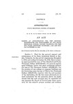 Making an Appropriation for the Support, Maintenance and Improvement of the State Industrial School, Golden, Colorado, for the Two Years, Beginning December 1, 1922 and Ending November 30, 1924.