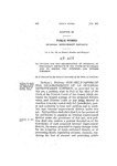 To Provide for the Organization of Internal Improvement Districts in the State of Colorado and to Define the Purposes and Powers Thereof.