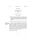 To Provide for the Disposition of Court Costs, Fees and Trust Moneys Now in Possession of the Clerks of the District Courts, and Such Moneys that Shall Hereafter be Paid to Said Clerks.