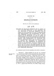 Relating to Drainage Districts and to Amend an Act Approved February 19, 1915, Entitled 