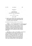 To Create and Establish the Cochetopa State Game Refuge, and to Regulate and Prohibit the Hunting or Killing of Game Therein, and to Provide Certain Penalties.