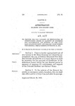 To Provide for the Payment of Certificates of Indebtedness Issued in Payment of Expenses for Maintenance and Support of the Colorado State Soldiers' and Sailors' Home During the Biennial Period Ending November 30, 1922.