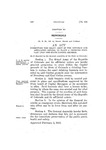 Permitting the Grand Army of the Republic and Affiliated Orders, To Place a Drinking Fountain Upon the State Capitol Grounds.