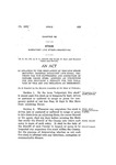 In Relation to the Regulation of the Live Stock Industry: Defining Migratory Live Stock: Providing for the Suppression and Inspection of Disease among Same; Affixing an Inspection Fee and Providing a Penalty for the Violation of This Act and Declaring an Emergency