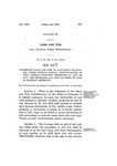 Concerning Game and Fish, to Authorize the Killing, Under Certain Special Circumstances, of Wild Animals Whether Protected by Law or Not; and Repealing All Acts or Parts of Acts in Conflict Herewith