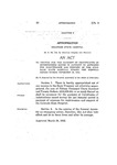 To Provide for the Payment of Certificates of Indebtedness Issued in Payment of Expenses for Maintenance and Support of the Colorado State Hospital During the Biennial Period Ending November 30, 1924