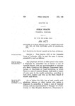 Relating to Public Health and to Amend Sections 1077, 1078, of the Compiled Laws of Colorado, 1921