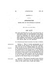 For the Maintenance of the Headquarters of the Grand Army of the Republic, and Appropriation Therefor, for the Sum of $500.00 Per Year, and Printing of Annual Journal, General Orders, Stationery, Etc., for the Office, Per Capita Tax, to National Headquarters of the Grand Army of the Republic