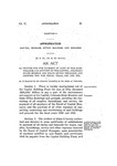 To Provide for the Payment of Part of the Maintenance and Support of the Capitol, Colorado State Museum and State Office Buildings and Grounds for the Fiscal Years 1925 and 1926