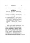 To Provide Demonstrations in Improved Agricultural and Livestock Production, Distribution, Adjusting Production to Meet Market Demands, Methods of Pest Eradication, High Altitude Farming, Human Nutrition and Home and Community Improvement and to Make an Appropriation to the State Board of Agriculture for Carrying Out the Purposes of This Act