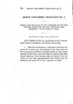 Senate Concurrent Resolution No.8-Resolution Relating to the Expenses of the Subfinance Committee for Any Investigations Necessary to Be Made by Them.