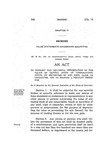 To Prohibit the Unlawful Depreciation of the Value of Capital Stock of Corporations, Bonds or Securities of Any Kind, Class or Character, and to Provide a Penalty Therefor.