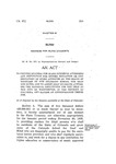 To Provide Readers for Blind Students Attending Any Institution for Higher Education or Conservatory of Music Approved by the Board of Trustees of the Colorado School for Deaf and Blind, and to Assist Deaf Students Attending the National Institution for the Deaf at the City of Washington, in the District of Columbia, and Making an Appropriation Therefor.