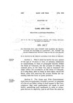 To Provide for and Permit the Raising or Propogation of Beavers in Captivity on Farms or Game Preserves Within the State of Colorado.