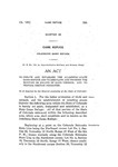 To Create and Establish the Julesburg State Game Refuge and to Regulate and Prohibit the Hunting or Killing of Game Therein, and to Provide Certain Penalties.