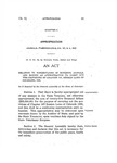 Relating to Tuberculosis in Domestic Animals, and Making an Appropriation to Carry Out the Provisions of Chapter 167, Session Laws of Colorado, 1925.