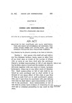 Relating to the Purposes and Sale, Identification and Proof of Ownership of Chickens, Turkeys, Ducks, Geese and Other Fowl, and Prescribing Penalties for Violations Thereof.