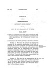 Making an Appropriation for the Payment of Certain Expenses of the Executive Department in the Negotiation of Interstate River Compacts.