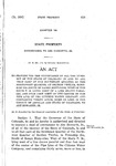 To Provide for the Conveyance of All the Interest of the State of Colorado in and to All That Part of the Southeast Quarter of the Northwest Quarter, of Section Twelve, Township Six South of Range Sixty-Nine, West of the Sixth P. M. Lying West of a Line Drawn Parallel and Four Feet West of the Center of the Pipe Line of the Citizens Water Company, and Containing Thirty Acres, More or Less, in the County of Douglas and State of Colorado, to Abe Howarth, Jr.