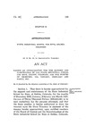 Making an Appropriation for the Support and Maintenance of the State Industrial School for Boys, Golden, Colorado, for the Months of December, 1926, January, February and March, 1927.