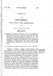 Relating to the State Board of Land Commissioners and Making an Appropriation for the Protection of Water Rights Acquired by the State or Upon Which the State has a Lien, and for the Payment of Insurance Upon Buildings Acquired by the State or Upon Which the State has a Mortgage, Trust Deed or Other Lien.