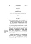 Making an Appropriation for the Payment of a Part of the Expense for the Support and Maintenance of the State Home for Dependent and Neglected Children for the Period Beginning December 1, 1926.