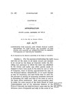 Concerning the School and Other Public Lands Belonging to the State or Claimed by the State and Making an Appropriation to Defend the Rights of the State Thereto.