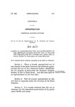 Making an Appropriation for the Improvement of The Hesperus Gauging Station and to Provide for the Building of a Water Way from the La Plata River to the Head of Long Hollow.