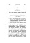 To Provide for the Payment of the Expenses of the Maintenance, Support and Improvement of the State Home and Training School for Mental Defectives at Ridge, Colorado, and Making an Appropriation Therefor.