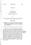 In Relation to a Women's Reformatory, the Punishment and Confinement of Women Sentenced to the Reformatory, and Making an Appropriation Therefor.