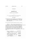 To Provide for the Payment of the Expenses of Certain Special Improvements at the Colorado State Hospital and Making Appropriations Therefor.