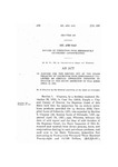 To Provide for the Refund Out of the State Treasury of Inspection Fees Erroneously Collected on Certain Petroleum Products Inspected by the State Inspector of Oils Since April 20, 1927.