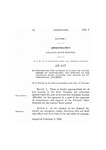 To Provide for the Payment of a Part of the Expenses of Maintenance and Support of the Colorado State Hospital and Making an Appropriation Therefor.