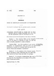 Concerning Certificates of Taxes Due on Real Estate, and to Amend Sections 7392 and 7394 of the Compiled Laws of Colorado of 1921.